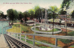 Ottawa Park - Toledo parks - Jermain Park - White City Park postcard