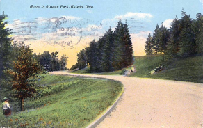 Historic Ottawa Park Toledo OH - Ottawa Park history Toledo - Ottawa Park historic photos Toledo - Frederick Olmsted park design Toledo 
OH scene1911